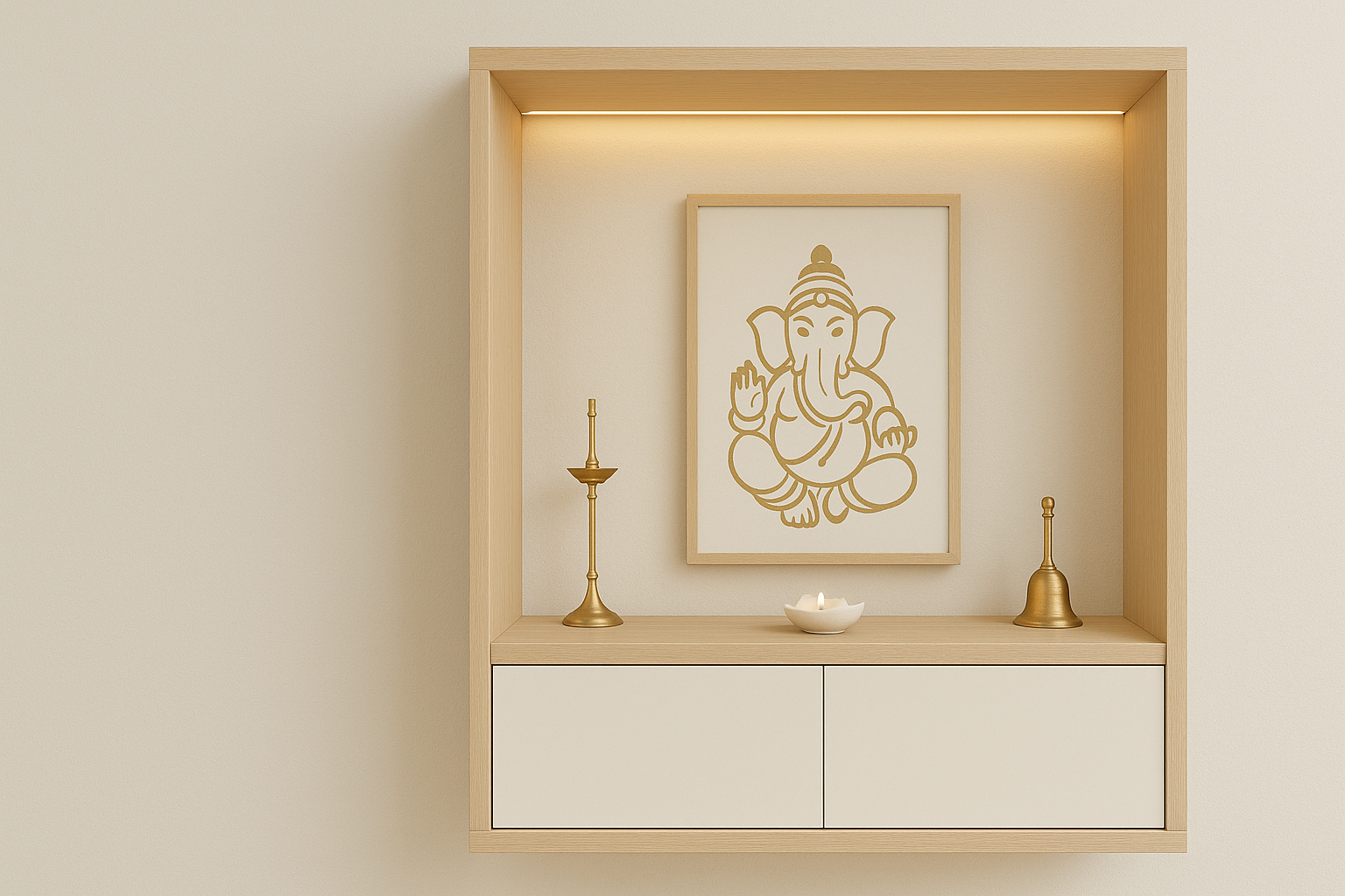 Pooja Room Design – Crafting Your Sacred Sanctuary