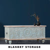 Solid Wood Blanket Storage
