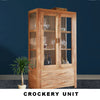 Solid Wood Crockery Unit