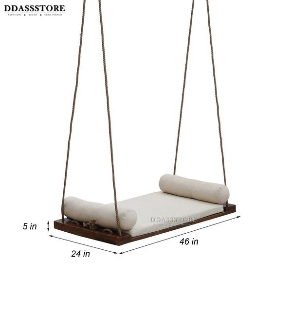 Hanging Solid wood Hammock Swing Sofa for Living Room | House Swings for Living Room - D'DASS Store