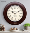 12" Decorative Ethnic Antique Wooden Wall Clock for Home