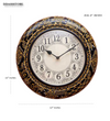 12" Decorative Ethnic Antique Handpainted Wall Clock for Home | House Warming Gift - D'DASS Store