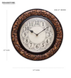 12" Decorative Ethnic Antique Wooden Wall Clock for Home | Employee Gift - D'DASS Store
