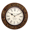 12" Decorative Handpainted Antique Wooden Wall Clock for Home | Office Inauguration Gift - D'DASS Store
