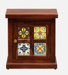 Teak Forge Wood Bedside Table