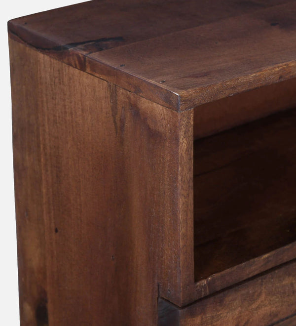 Rustic FootHaven Solid Wood Tilt Out Shoe Rack In Provincial Teak Finish - D'DASS Store