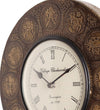 12" Zodiac Ethnic Antique Brass Wall Clock for Home - D'DASS Store