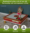 Pooja Chowki & Bajot For Home & Office | DDASSBJT131_WR - D'DASS Store