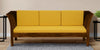 Solid Wood Single 3 Seater Sofa - D'DASS Store