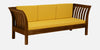 Solid Wood Single 3 Seater Sofa - D'DASS Store