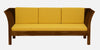 Solid Wood Single 3 Seater Sofa - D'DASS Store