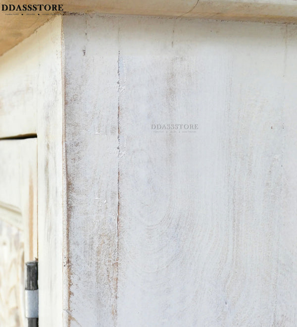 Distressed Rustic Solid wood HandCarved TV cabinet with Storage for Living Room - D'DASS Store