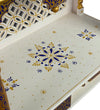 Blue Gold Hand Painted Big Wooden LED Pooja Mandir - D'DASS Store