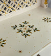 White Hand Painted Big Wooden LED Pooja Mandir - D'DASS Store
