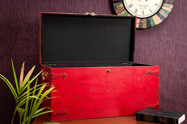 Wooden Trunk & Storage Box