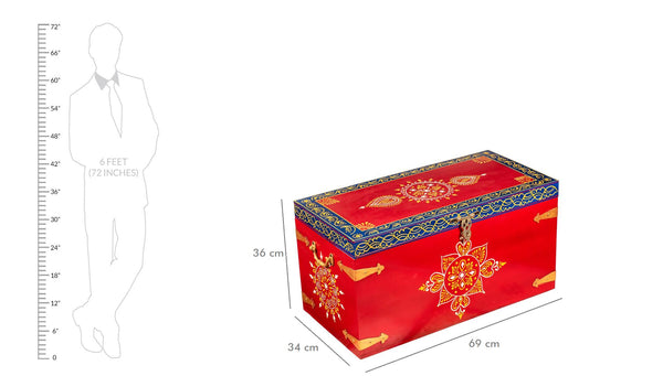 Wooden Trunk & Storage Box