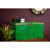 Ethnic Style Decorative Distressed Wooden Trunk