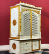 Wooden Home Temple & Puja Mandap with Cabinet Storage | DDASSWT3618_RGD - D'DASS Store