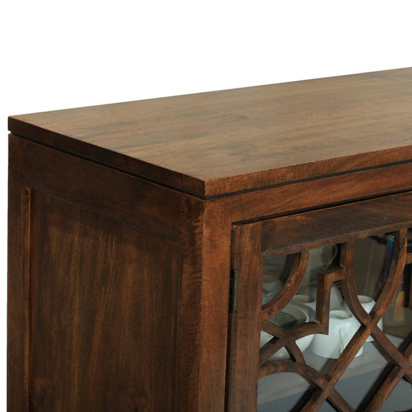 Emme Solid wood HandCarved Crockery unit for Kitchen - D'DASS Store