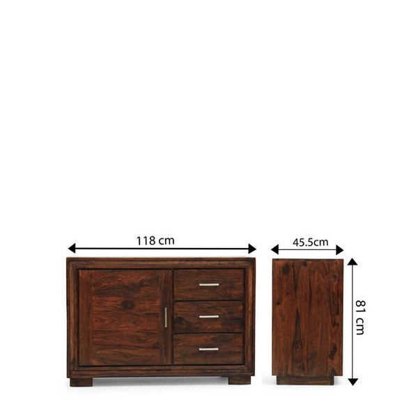 Vintage Solid wood HandCarved Crockery unit for Kitchen - D'DASS Store