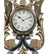 18" Decorative Ethnic Peacock Painted Wall Clock for Home | House Warming Gift - D'DASS Store
