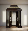 Sri Swaminarayan Solid Wood Pooja Room with Gopuram | DDSRM05 - D'DASS Store