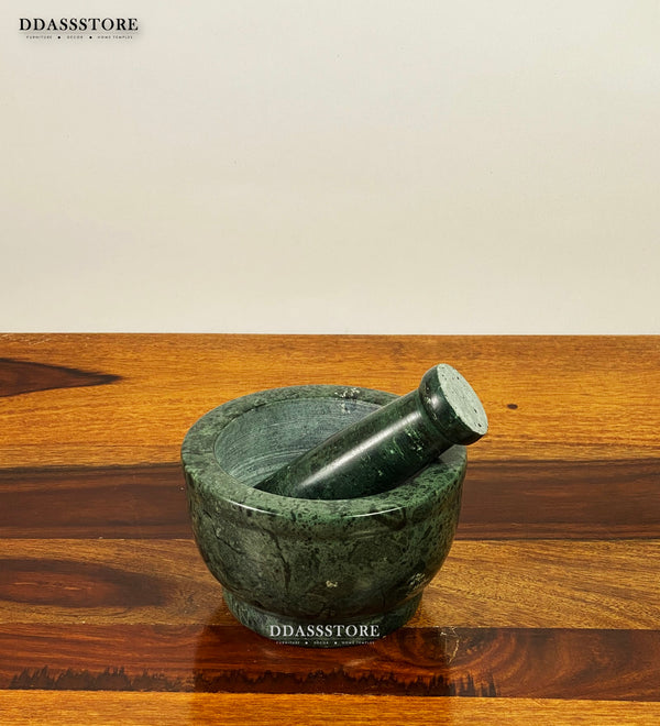 Rajasthani Marble Stone Sil Batta Hand Grinder, Stone Ammikallu