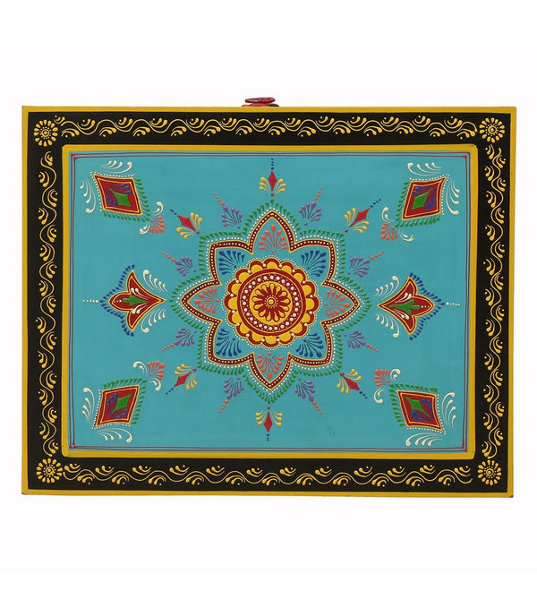 Mahrani Wooden Handpainted Console & Side Table - D'DASS Store