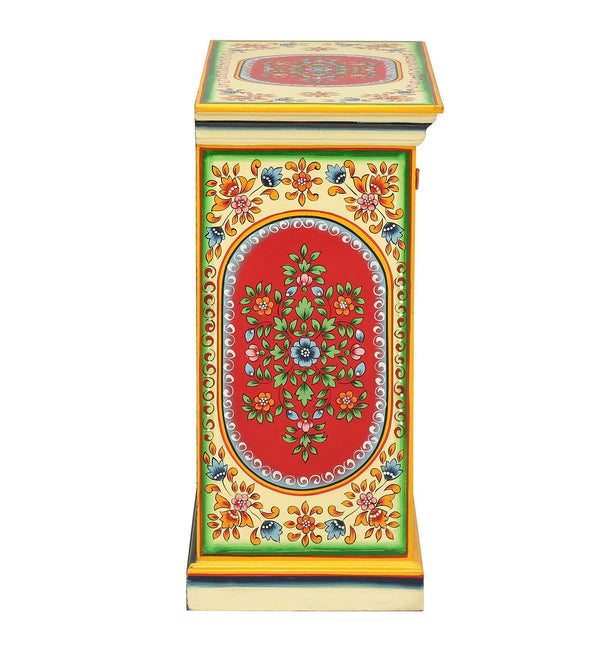 Vintage Era Wooden Handpainted Console & Side Table - D'DASS Store