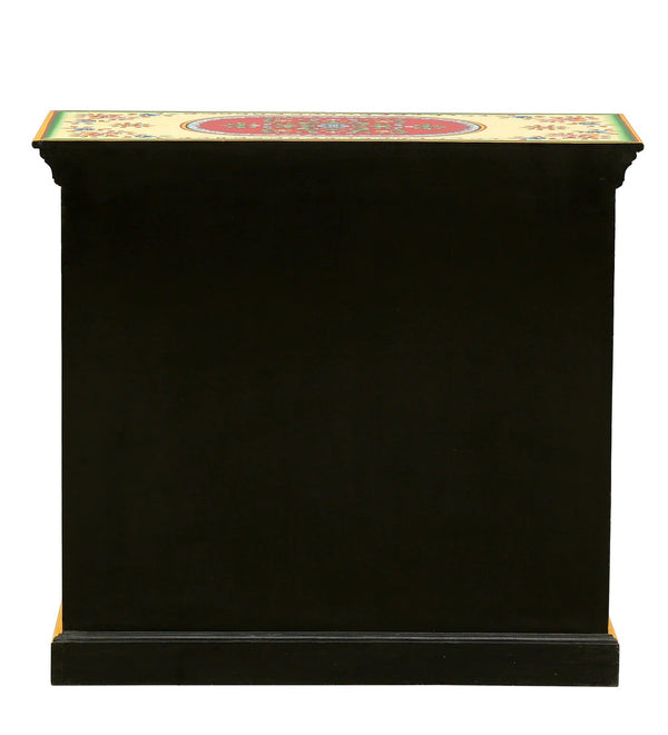 Vintage Era Wooden Handpainted Console & Side Table - D'DASS Store