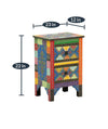 Bikaner Wooden Handpainted Console & Side Table - D'DASS Store