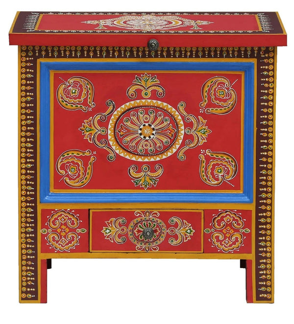 Bella Wooden Handpainted Console & Side Table - D'DASS Store