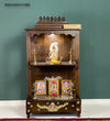 Solid Sheesham Wooden Home Temple & Mandap for Home & Office | Puja Cupboard