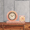 Vintage Style Antique Wooden Table Clock for Office | Office Gift