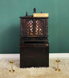 Wooden Pooja Temple & Puja Mandap with Cabinet for Home