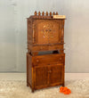 Wooden Pooja Temple & Puja Mandap with Cabinet for Home