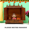 floor rested mandir