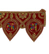 18" Handmade Bandarwal Torans for Entrance Door | Temple Decoration Items | Mandir Bandhanwar for Home|puja Room Decoration Items for Home | Diwali Decoration Item Door Hanging Toranam for Pooja Room - D'DASS Store