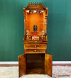 Ram Darbar Temple - South Indian Style Solid Sheesham Wood Pooja Mandir - D'DASS Store