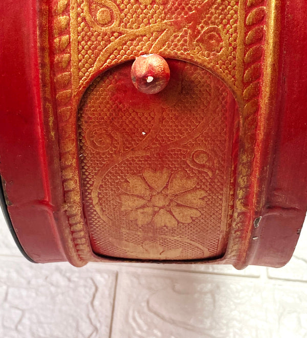 12" Red Golden Classic Double Sided Platform Wall Clock - D'DASS Store