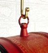 12" Red Golden Classic Double Sided Platform Wall Clock - D'DASS Store