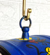 12" Blue Classic Double Sided Platform Wall Clock - D'DASS Store