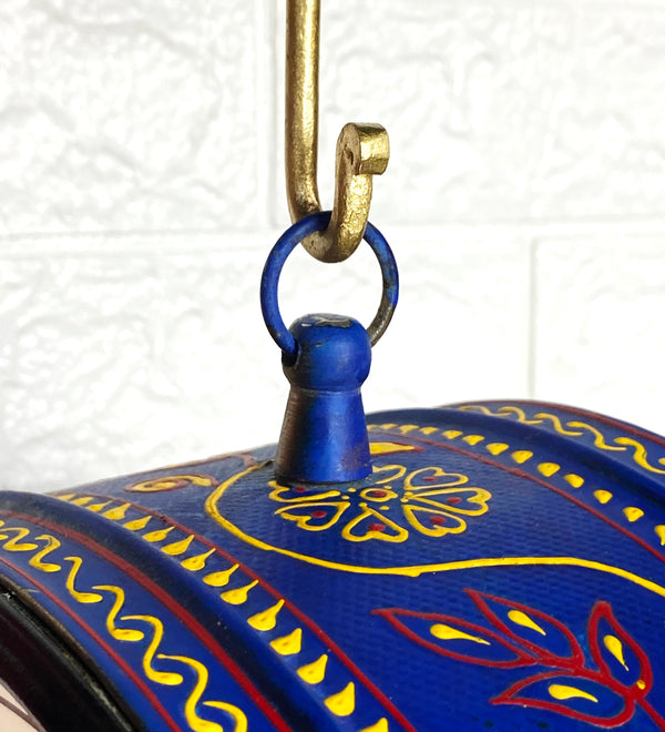 12" Classic Blue Double Sided Platform Wall Clock - D'DASS Store