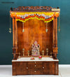 South Indian Style Solid Sheesham Wood Pooja Mandapam | Pooja Altar - D'DASS Store
