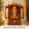 Solid Wood Mandir