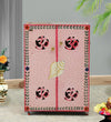 Pink Big Wooden Pooja Cabinet With Door For Home &amp; Office | DDASS2416_PINK - D'DASS Store