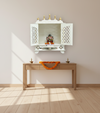 Sheesham MDF Wooden Pooja Temple Puja Mandap For Home | DDASSWT2412WGD
