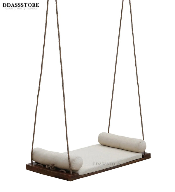 Hanging Solid wood Hammock Swing Sofa for Living Room | House Swings for Living Room - D'DASS Store