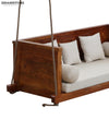 Hanging Solid wood Hammock Swing Sofa for Living Room | House Swings for Living Room