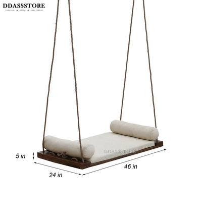 Hanging Solid wood Hammock Swing Sofa for Living Room | House Swings for Living Room - D'DASS Store